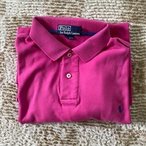Vintage pink Ralph Lauren polo, men’s, size large